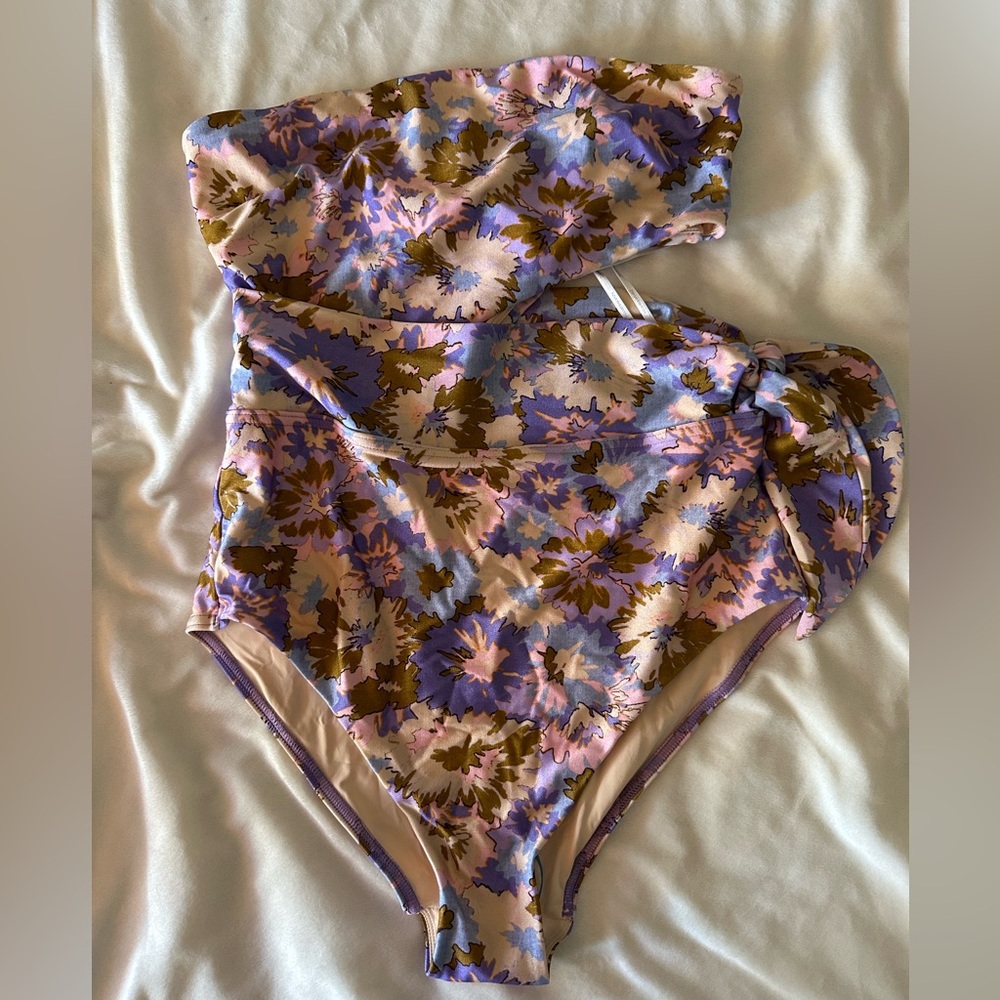 Zimmerman Scarf Tie Cutout One Piece Swim Suit Size 3